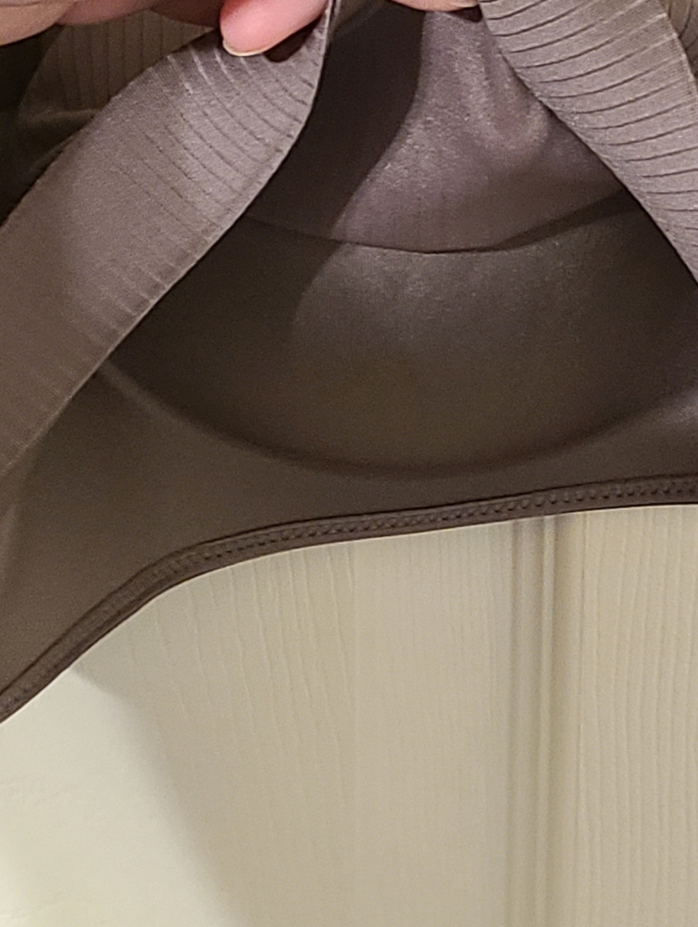 Soma Ribbed Wireless Bra - Gray - Picture 4 of 4
